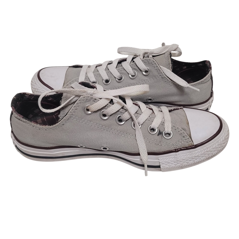 Converse Light Gray Canvas Sneakers
